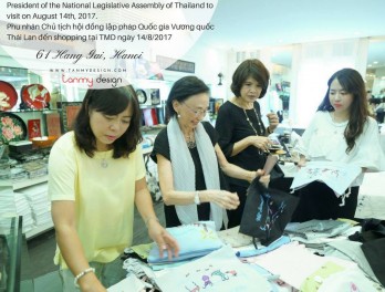 TMD đón tiếp Phu nhân Chủ tịch hội đồng lập pháp Quốc gia Vương quốc Thái Lan 8/2017